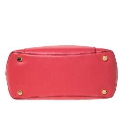 Pre Owned حقيبة يد مايكل كورس جيب كبسون جت ست جلد حمراء