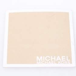 Pre Owned MICHAEL Michael Kors Dark Brown Saffiano Leather Medium Selma Tote