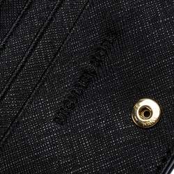 مملوكة مسبقًا محفظة مايكل كورس كاري أول جلد أسود