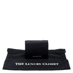 مملوكة مسبقًا محفظة مايكل كورس كاري أول جلد أسود