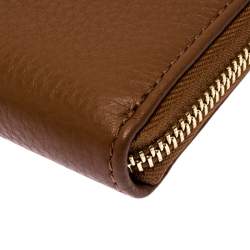 مملوكة مسبقًا Michael Kors Brown Leather Bedford Continental Wallet