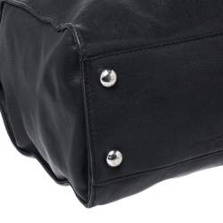 Pre Owned MICHAEL Michael Kors Black Leather Hamilton Tote