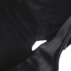 Pre Owned محفظة مايكل كورس جيت سيت جلد أسود قصيرة ثلاثية الطي