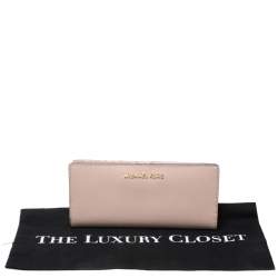 مملوكة مسبقًا Michael Kors Pink Leather Card Case Wallet