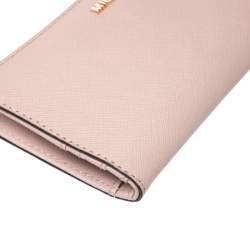 مملوكة مسبقًا Michael Kors Pink Leather Card Case Wallet