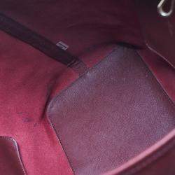 Michael Kors Burgundy Leather Jet Set Tote