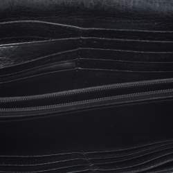 Michael Kors Black Leather Flap Continental Wallet