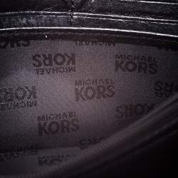 Michael Kors Black Leather Flap Continental Wallet