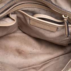 مملوكة مسبقًا حقيبة مايكل مايكل كورس سيندي دوم كانفاس مقوى بيج بالشعار