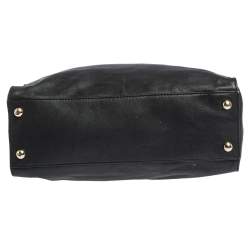 Pre Owned حقيبة يد مايكل مايكل كورس هاميلتون نورث ساوث كبيرة جلد سوداء