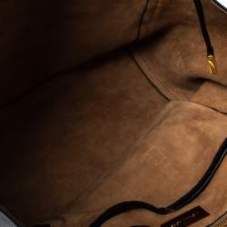 Pre Owned Michael Kors Black Leather Miranda Tote