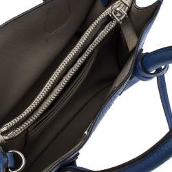 مملوكة مسبقًا Michael Kors Royal Blue Leather Mini Mercer Tote