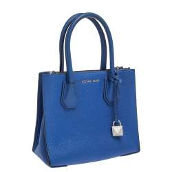 مملوكة مسبقًا Michael Kors Royal Blue Leather Mini Mercer Tote