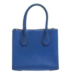 مملوكة مسبقًا Michael Kors Royal Blue Leather Mini Mercer Tote