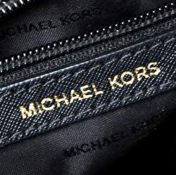 Pre Owned Michael Kors Black Leather Small Ava Top Handle Bag