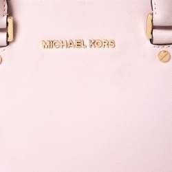 Pre Owned حقيبة مايكل مايكل كورس سلما متوسطة جلد وردية بلوسوم