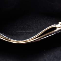 Pre Owned Michael Kors Black Snakeskin Small Mercer Tote