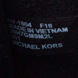 Pre Owned Michael Kors Black Snakeskin Small Mercer Tote