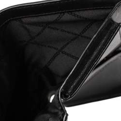 Pre Owned Michael Kors Black Leather Adele Studded Wrislet Wallet