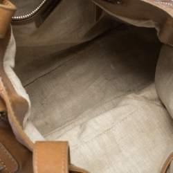 مملوكة مسبقًا Michael Kors Tan Leather Buckle Strap Convertible Tote