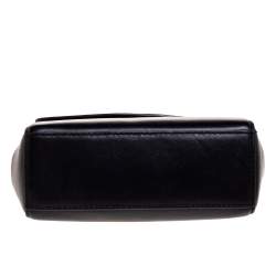 Pre Owned Michael Kors Black Leather Ava Top Handle Bag