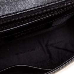Pre Owned Michael Kors Black Leather Ava Top Handle Bag