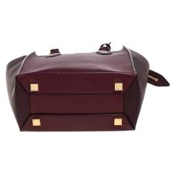 Pre Owned حقيبة يد مايكل كورس جرايسي متوسطة جلد عنابي