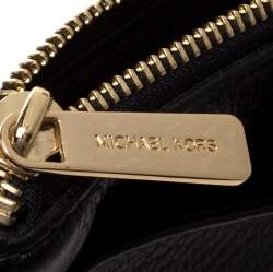 Pre Owned Michael Kors Black Leather Fulton Crossbody Bag