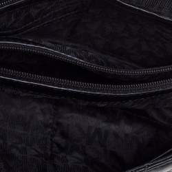 Pre Owned Michael Kors Black Leather Vivianne Shoulder Bag