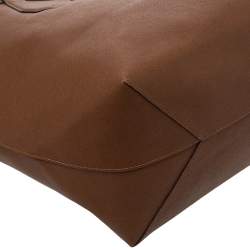 Pre Owned Michael Kors Brown Leather Candy Reversible Tote