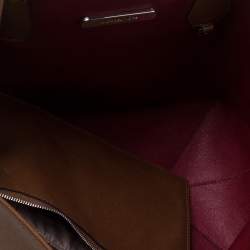 Pre Owned Michael Kors Brown Leather Candy Reversible Tote