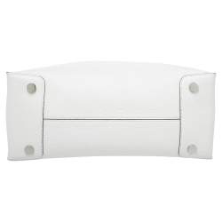 Pre Owned Michael Kors White Leather Mercer Tote