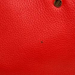 Pre Owned حقيبة يد مايكل كورس سوتون متوسطة جلد برتقالية