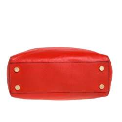 Pre Owned حقيبة يد مايكل كورس سوتون متوسطة جلد برتقالية