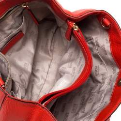 Pre Owned حقيبة يد مايكل كورس سوتون متوسطة جلد برتقالية