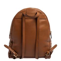 مملوكة مسبقًا حقيبة ظهر مايكل كورس ريزيب متوسطة جلد بنية