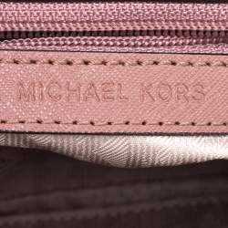 Pre Owned Michael Kors Old Rose Leather Mini Ava Top Handle Bag
