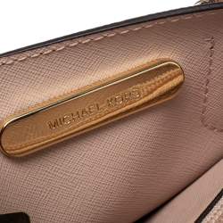 Pre Owned حقيبة يد مايكل كورس آديل جلد بني 