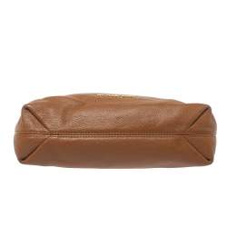 Pre Owned Michael Kors Brown Leather Chain Hobo