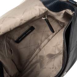 مملوكة مسبقًا حقيبة كتف مايكل كورس بيدفور اريا جلد أزرق