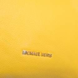 Pre Owned Michael Kors Mustard Leather Newbury Shoulder Bag