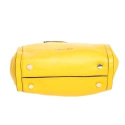 Pre Owned Michael Kors Mustard Leather Newbury Shoulder Bag