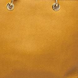 Pre Owned حقيبة يد نسائية مايكل مايكل كورس سلسلة جلد بني فاتح 