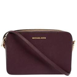 michael kors jet set burgundy