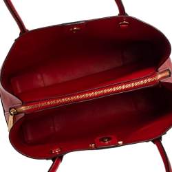 Pre Owned حقيبة يد مايكل كورس ميرسير غاليري متوسطة جلد أحمر 