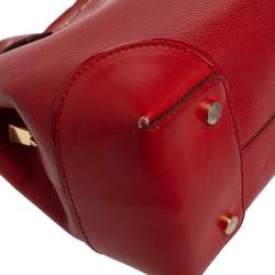 Pre Owned حقيبة يد مايكل كورس ميرسير غاليري متوسطة جلد أحمر 