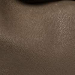 Michael Kors Dark Beige/Brown Soft Leather Skorpios Hobo