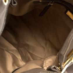 Michael Kors Dark Beige/Brown Soft Leather Skorpios Hobo