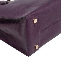 Pre Owned حقيبة يد مايكل كورس ميرسير جلد عنابية