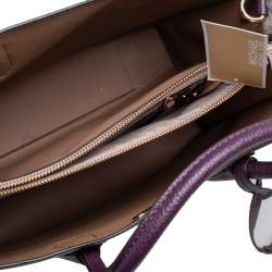 Pre Owned حقيبة يد مايكل كورس ميرسير جلد عنابية